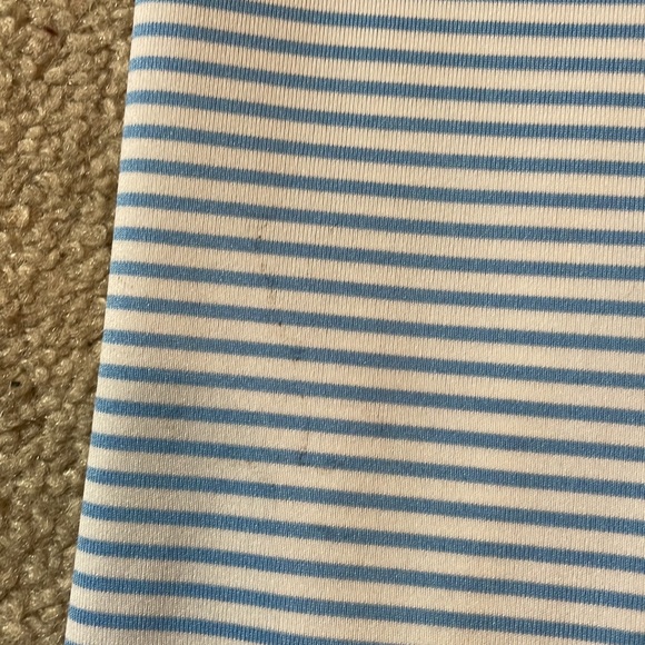 Nike Performance Striped Mens Golf Polo (Light Blue/White) - Picture 5 of 6